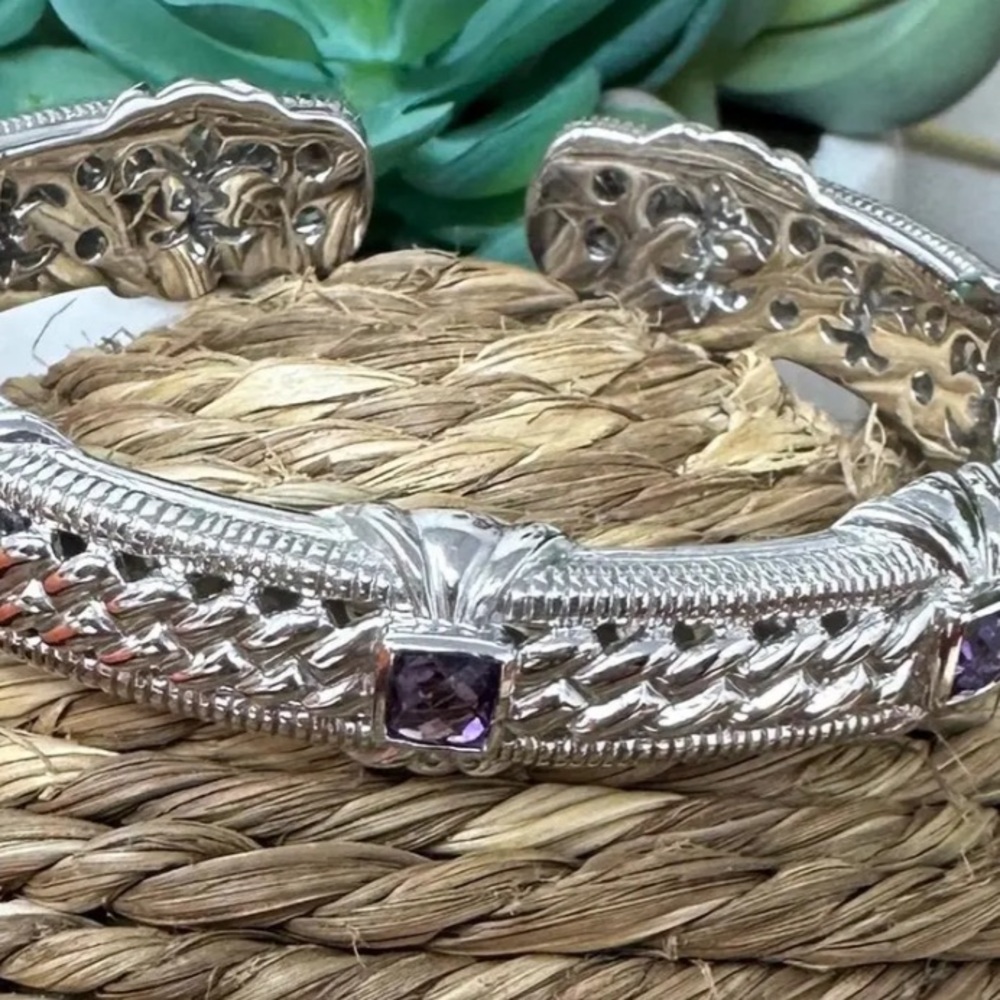 Judith Ripka 925 Silver Bracelet - Picture 9 of 15